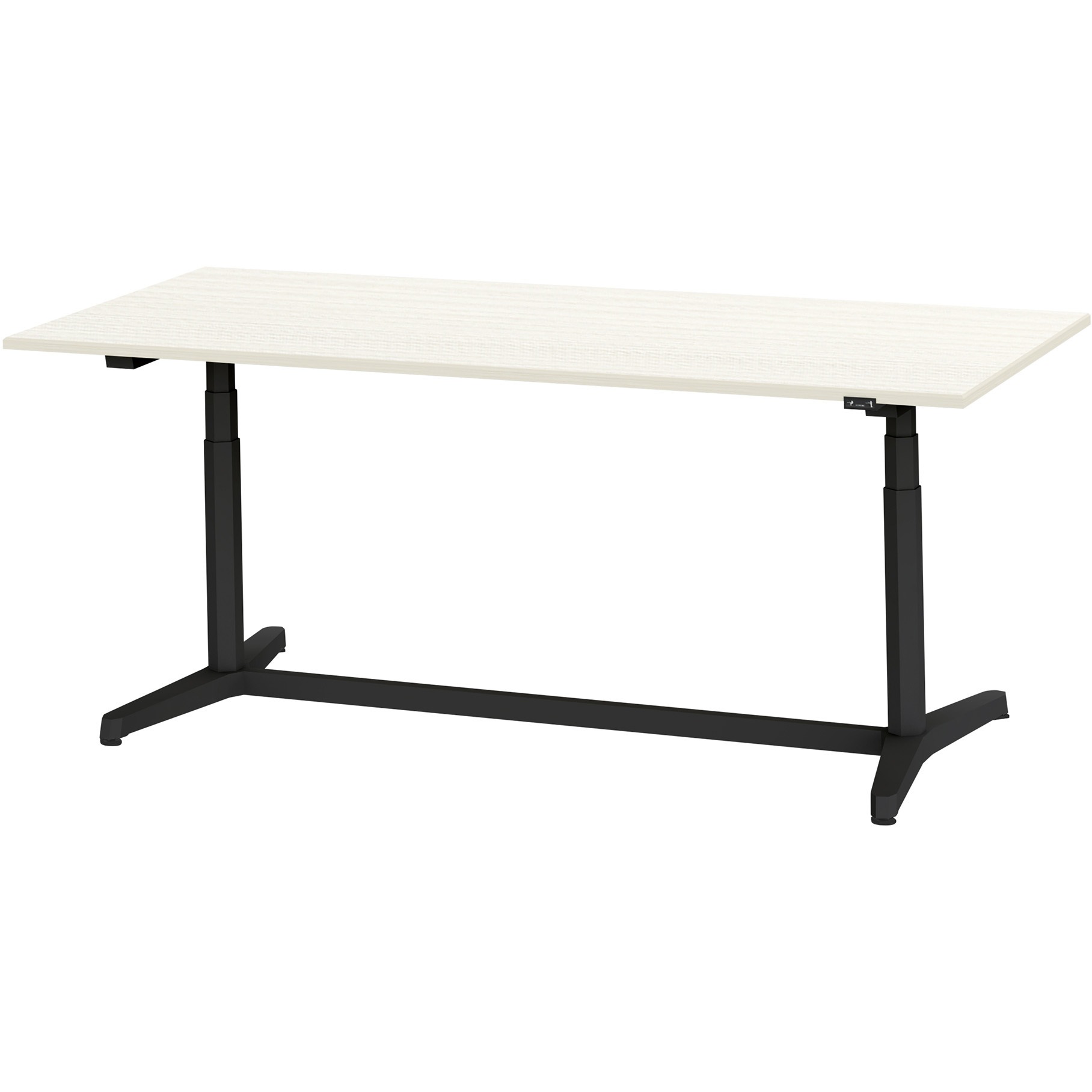 JZT-2109NA-ATH トイロテーブル 昇降スイッチタイプ 塗装脚 W2100×D900<配送時組立サービス付> イトーキ ブラック 高さ720mm  JZT-2109NA-ATH