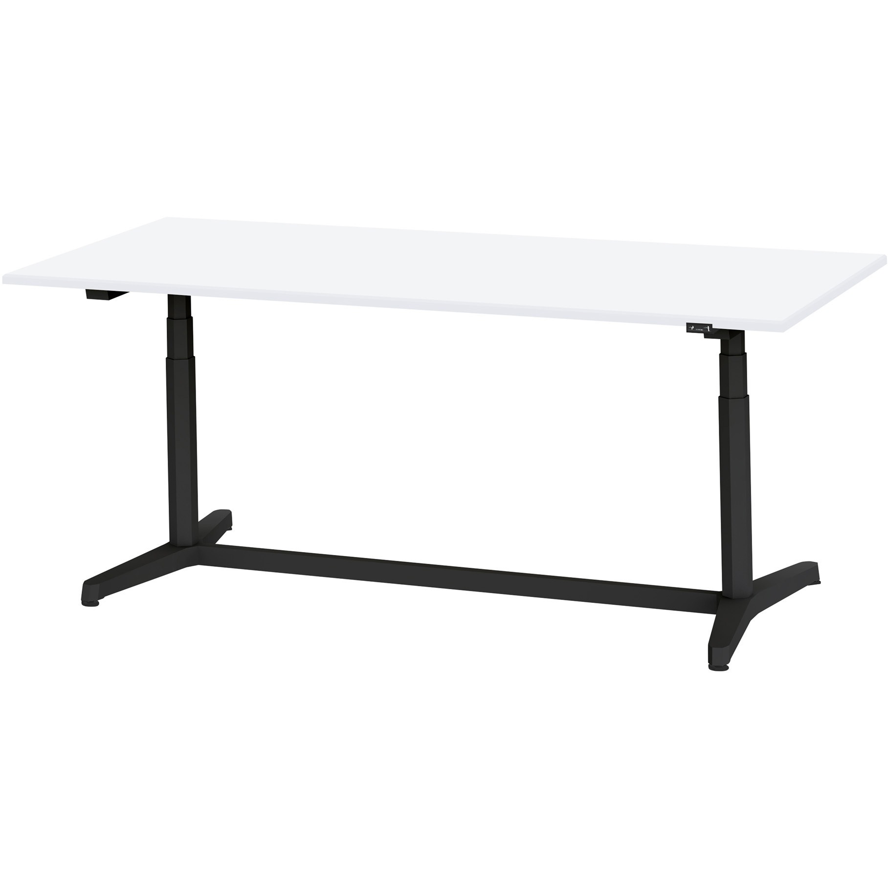 JZT-2109NA-ATL トイロテーブル 昇降スイッチタイプ 塗装脚 W2100×D900<配送時組立サービス付> イトーキ ブラック 高さ720mm  JZT-2109NA-ATL