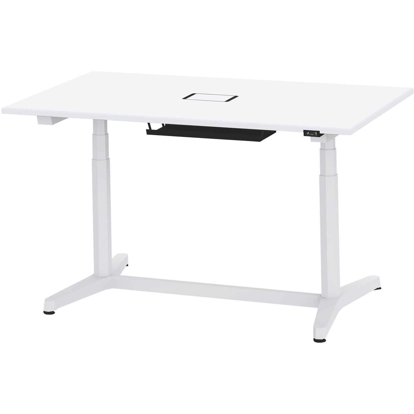 JZT-1509WA1-AWL トイロテーブル 配線カバー付 昇降スイッチタイプ 塗装脚 W1500×D900<配送時組立サービス付> 1台 イトーキ 【通販モノタロウ】