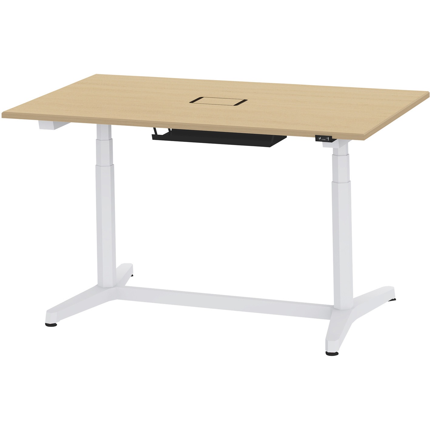 JZT-1509WA1-AWX トイロテーブル 配線カバー付 昇降スイッチタイプ 塗装脚 W1500×D900<配送時組立サービス付> 1台 イトーキ 【通販モノタロウ】