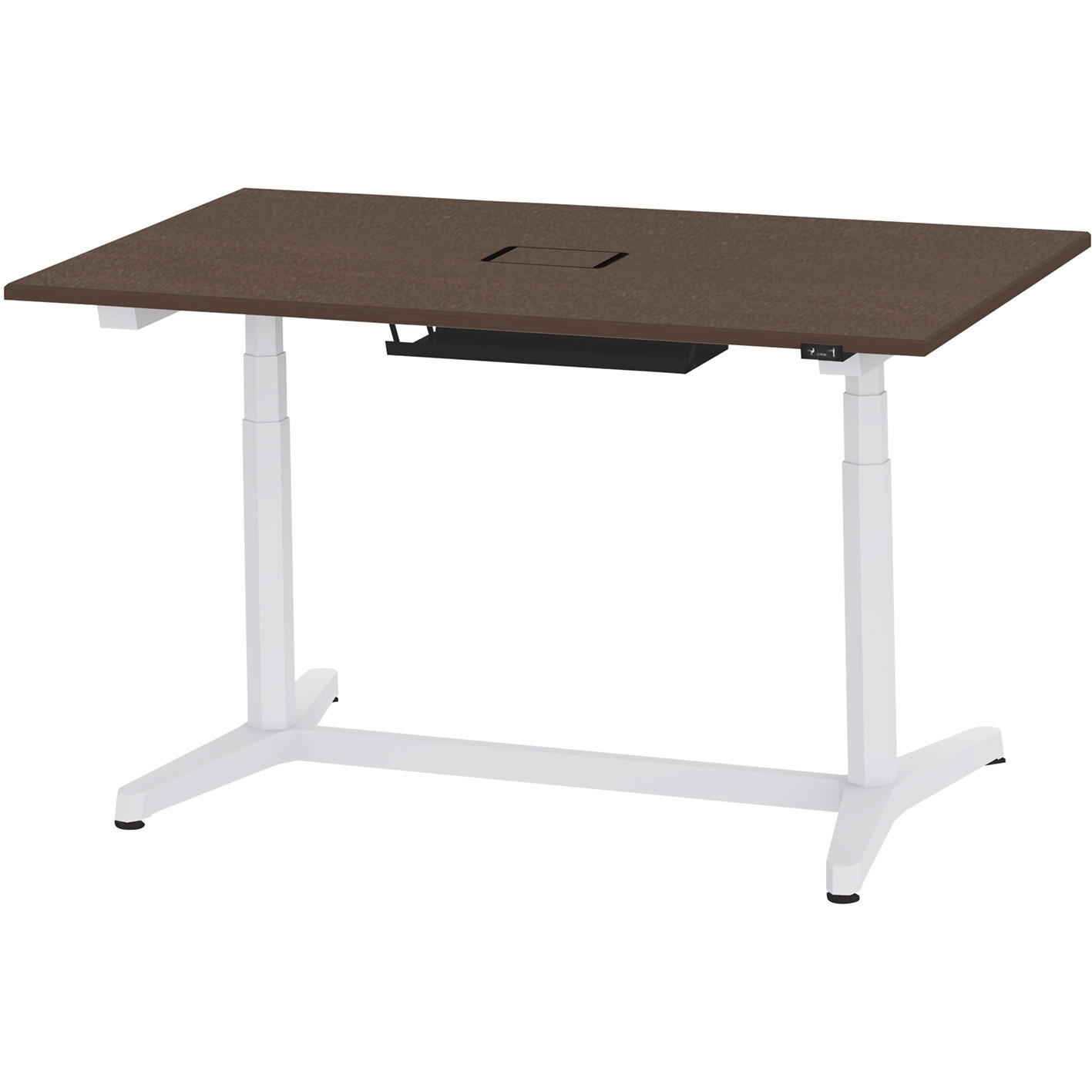 JZT-1509WA1-AWY トイロテーブル 配線カバー付 昇降スイッチタイプ 塗装脚 W1500×D900<配送時組立サービス付> 1台 イトーキ 【通販モノタロウ】