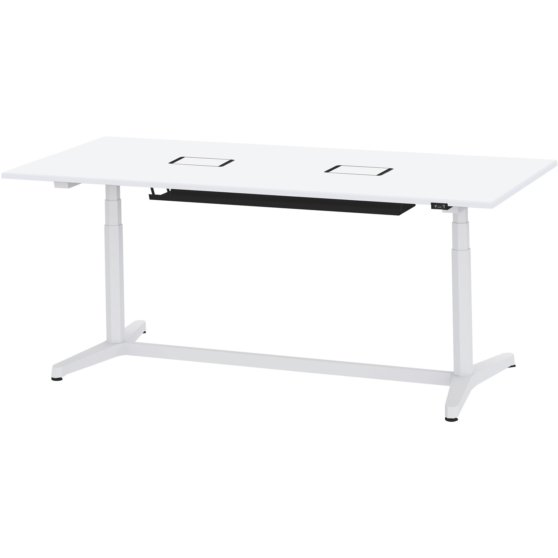 JZT-2109WA1-AWL トイロテーブル 配線カバー付 昇降スイッチタイプ 塗装脚 W2100×D900<配送時組立サービス付> 1台 イトーキ 【通販モノタロウ】 199,900円