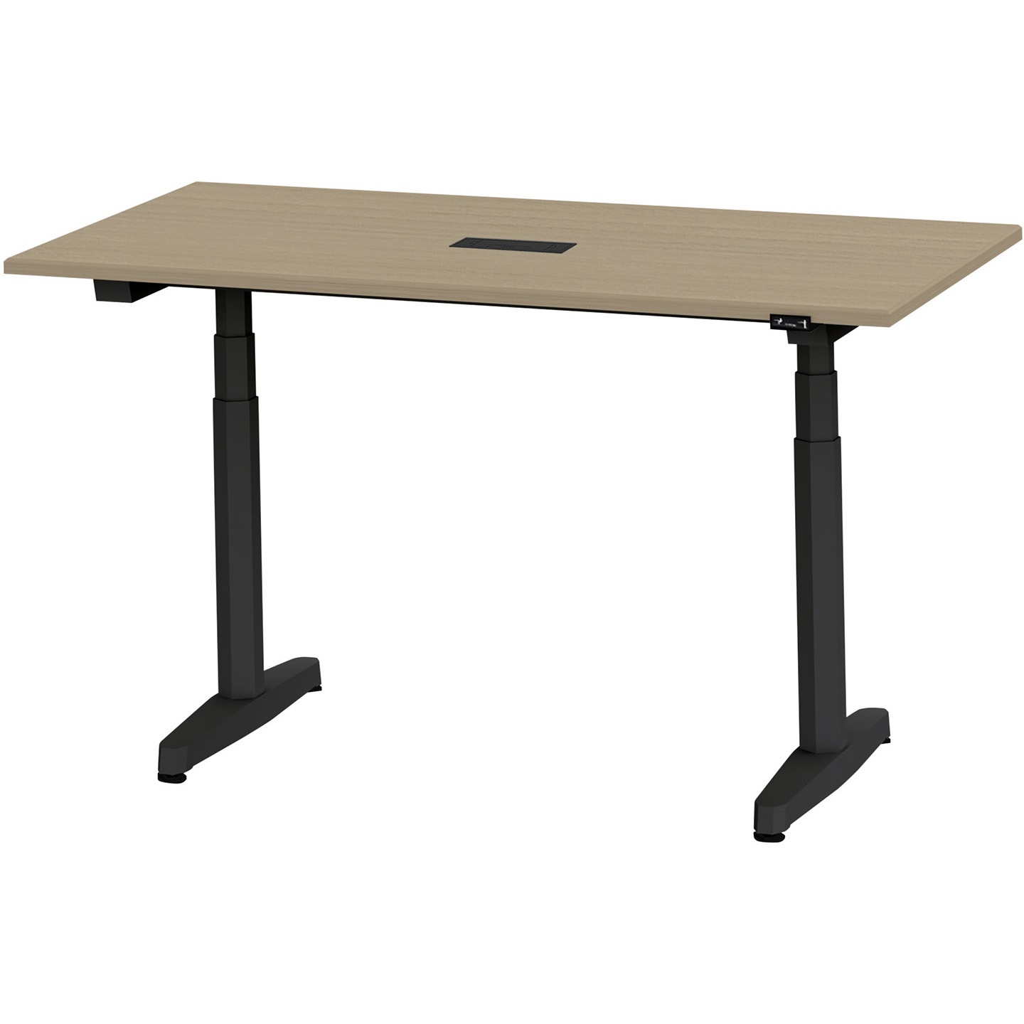 JZT-1507HA-ATM トイロテーブル 配線キャップ付 昇降スイッチタイプ 塗装脚 W1500×D750<配送時組立サービス付> 1台 イトーキ 【通販モノタロウ】