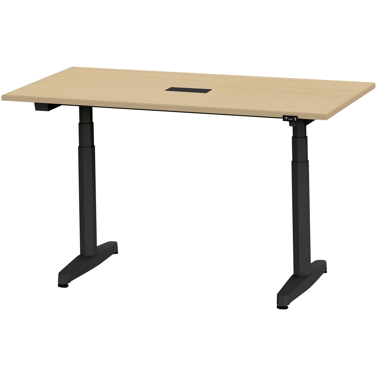 JZT-1507HA-ATX トイロテーブル 配線キャップ付 昇降スイッチタイプ 塗装脚 W1500×D750<配送時組立サービス付> 1台 イトーキ 【通販モノタロウ】