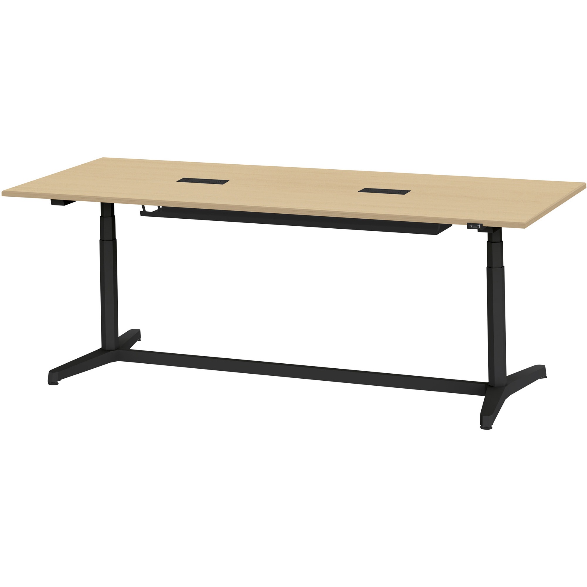 JZT-2409HA-ATX トイロテーブル 配線キャップ付 昇降スイッチタイプ 塗装脚 W2400×D900<配送時組立サービス付> 1台 イトーキ 【通販モノタロウ】