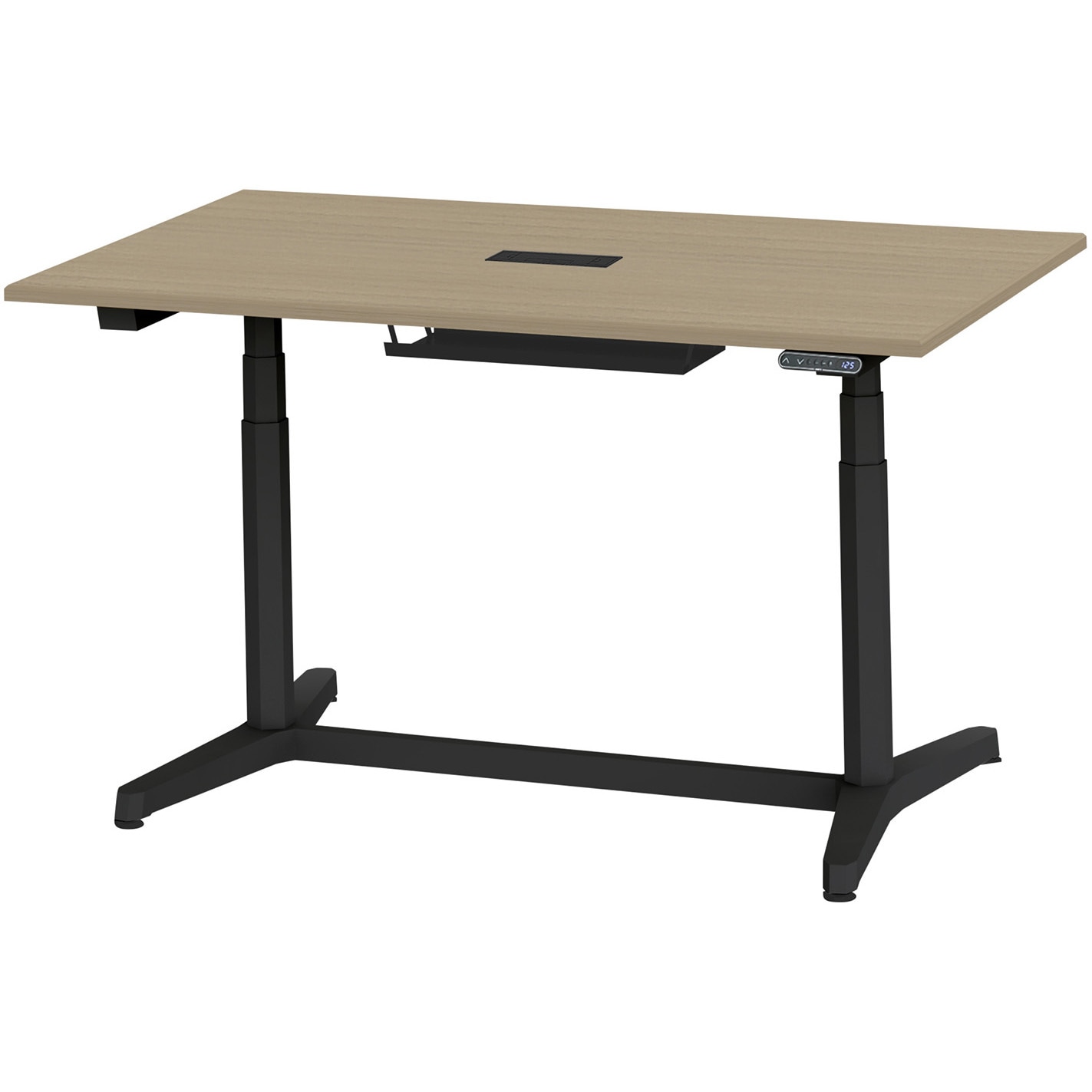 JZT-1509HB-ATM トイロテーブル 配線キャップ付 インジケータ―付昇降スイッチタイプ 塗装脚 W1500×D900<配送時組立サービス付> 1台 イトーキ 【通販モノタロウ】