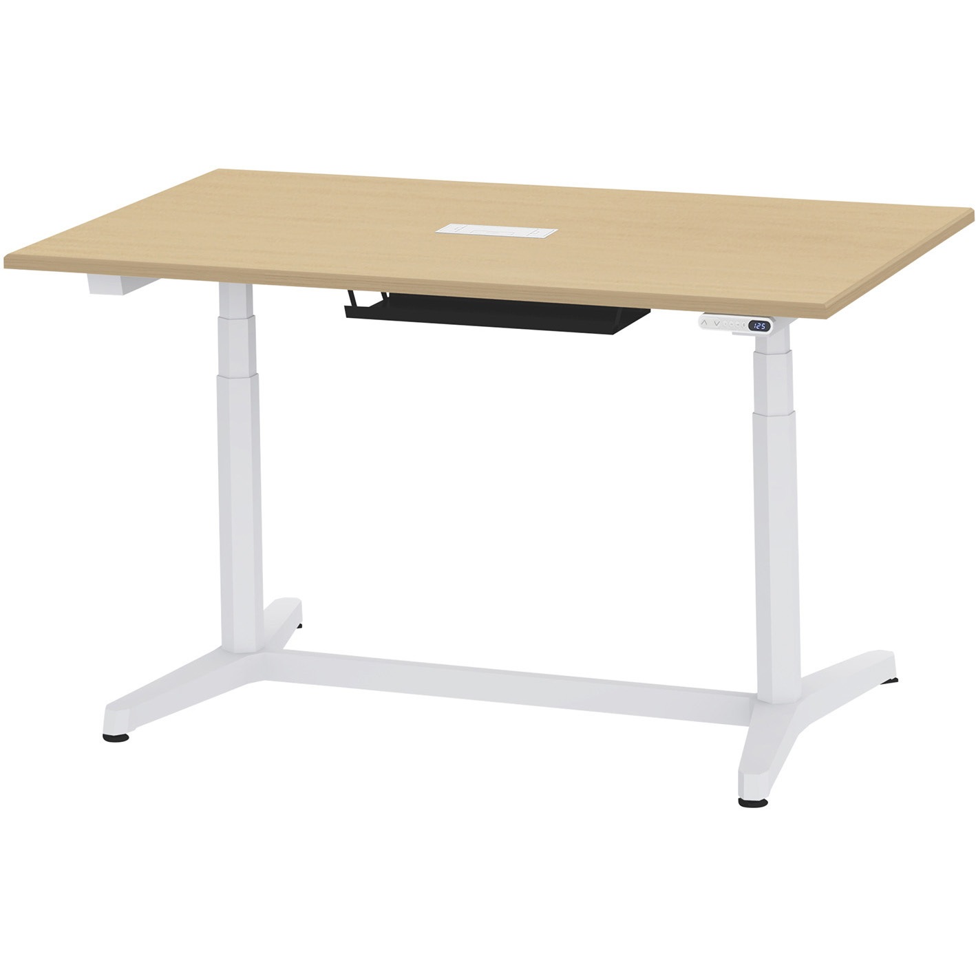 JZT-1509HB-AWX トイロテーブル 配線キャップ付 インジケータ―付昇降スイッチタイプ 塗装脚 W1500×D900<配送時組立サービス付> 1台 イトーキ 【通販モノタロウ】