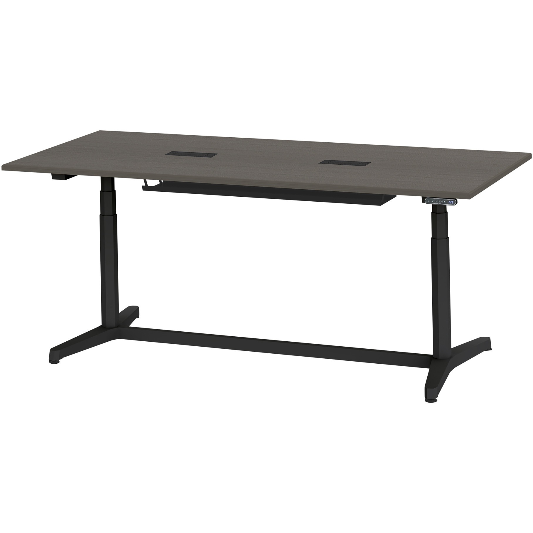 JZT-2109HB-ATR トイロテーブル 配線キャップ付 インジケータ―付昇降スイッチタイプ 塗装脚 W2100×D900<配送時組立サービス付> 1台 イトーキ 【通販モノタロウ】