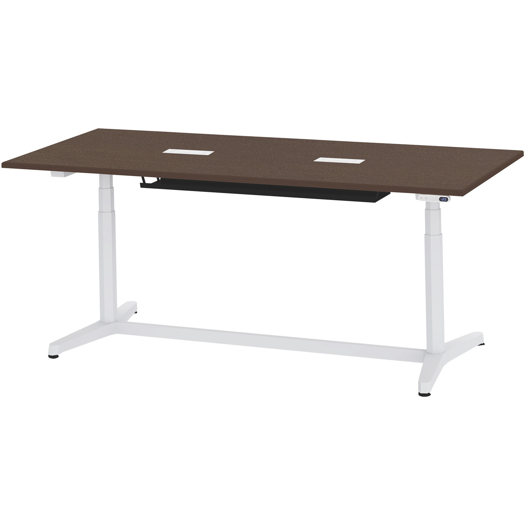 JZT-2109HB-AWY トイロテーブル 配線キャップ付 インジケータ―付昇降スイッチタイプ 塗装脚 W2100×D900<配送時組立サービス付> 1台 イトーキ 【通販モノタロウ】