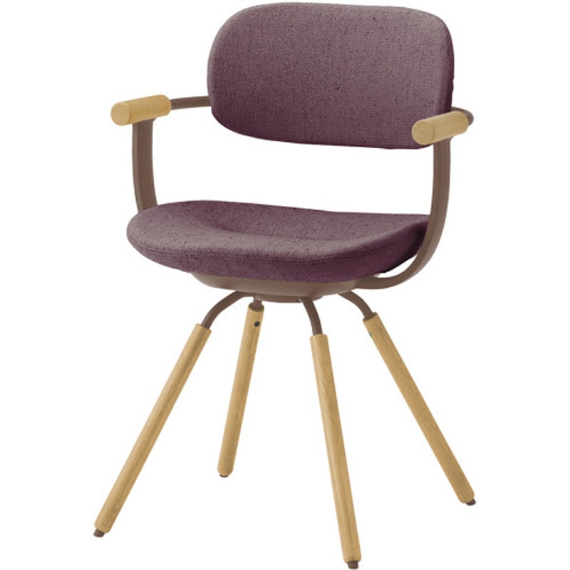 KG-877CD-F2X7 バーテブラ03 4本回転脚 木タイプ CD布地<配送時組立サービス付> イトーキ 高さ810mm幅570mm奥行515mm  KG-877CD-F2X7 60,390円