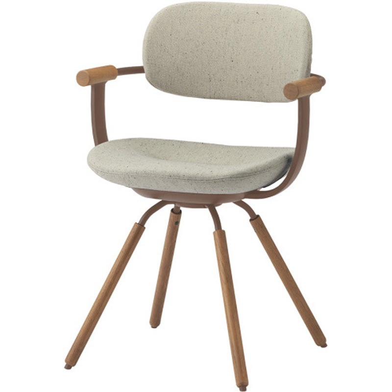 KG-899CD-F2H9 バーテブラ03 4本回転脚 木タイプ CD布地<配送時組立サービス付> イトーキ 高さ810mm幅570mm奥行515mm  KG-899CD-F2H9