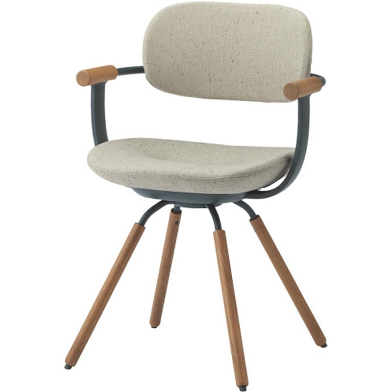 KG-899CD-G1H9 バーテブラ03 4本回転脚 木タイプ CD布地<配送時組立サービス付> イトーキ 高さ810mm幅570mm奥行515mm  KG-899CD-G1H9