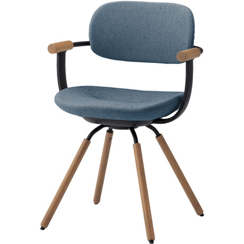 KG-899CD-T1B4 バーテブラ03 4本回転脚 木タイプ CD布地<配送時組立サービス付> イトーキ 高さ810mm幅570mm奥行515mm  KG-899CD-T1B4