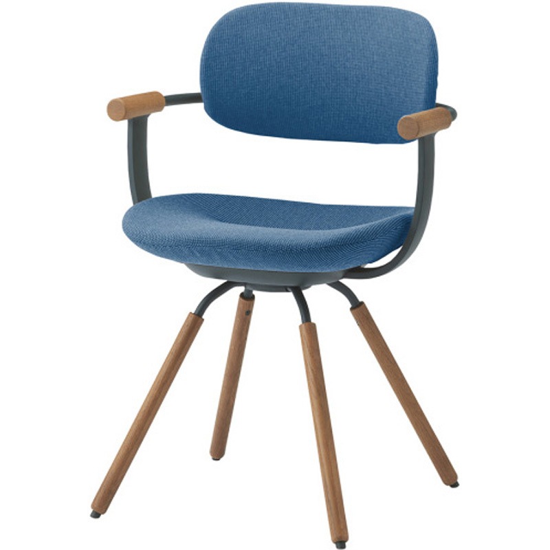 KG-899SD-G1B1 バーテブラ03 4本回転脚 木タイプ SD布地<配送時組立サービス付> イトーキ 高さ810mm幅570mm奥行515mm  KG-899SD-G1B1