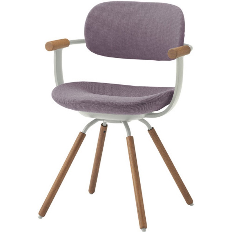 KG-899SD-L4X4 バーテブラ03 4本回転脚 木タイプ SD布地<配送時組立サービス付> イトーキ 高さ810mm幅570mm奥行515mm  KG-899SD-L4X4