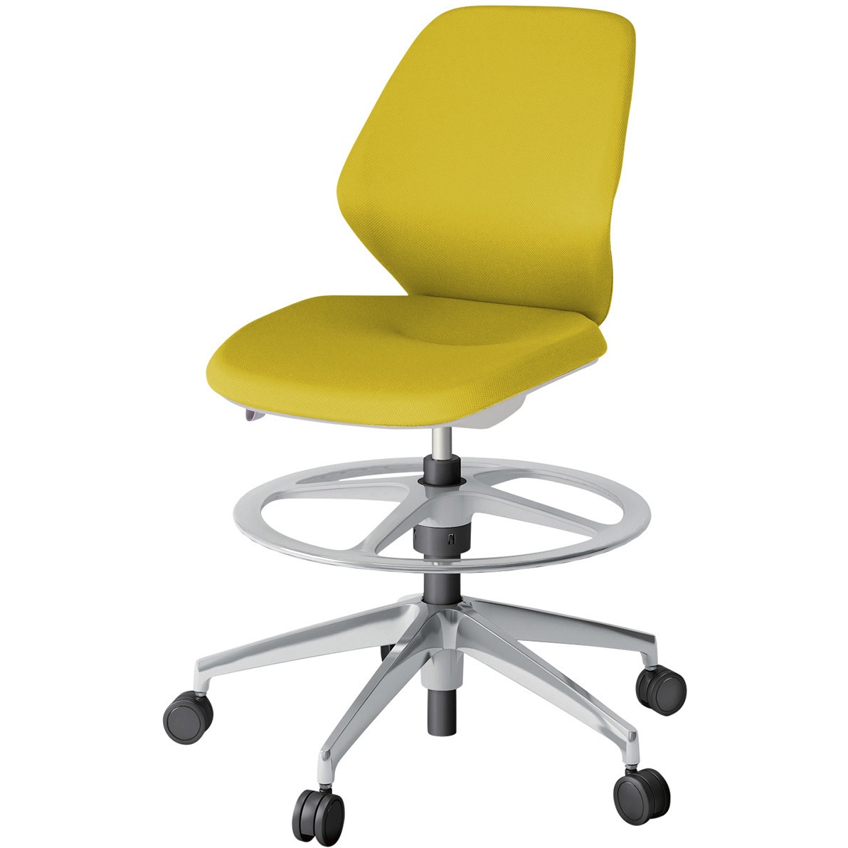 KG-920PVP-ZNU5 キュアチェア ハイポジションタイプ クロスバック アルミミラー脚<配送時組立サービス付> 1台 イトーキ 【通販モノタロウ】