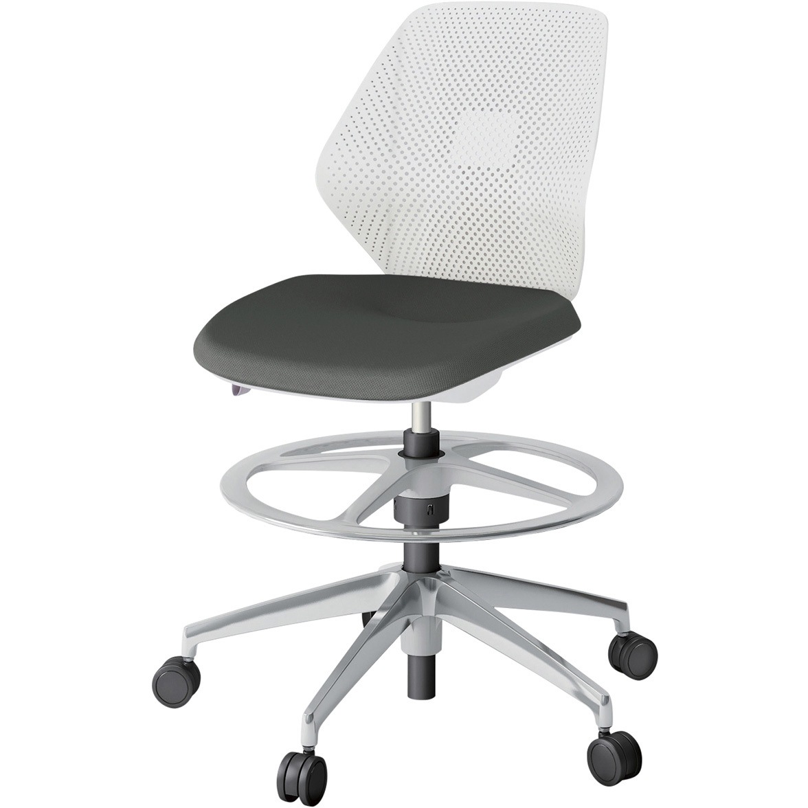 KG-960PVP-ZWC3 キュアチェア ハイポジションタイプ 樹脂メッシュバック アルミミラー脚<配送時組立サービス付> 1台 イトーキ 【通販モノタロウ】