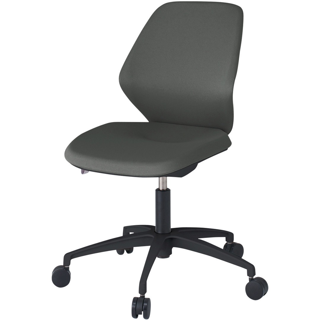 KG-920PV-TTC3 キュアチェア クロスバック 5本・アルミ塗装脚 ナイロンキャスター<配送時組立サービス付> 1台 イトーキ 【通販モノタロウ】