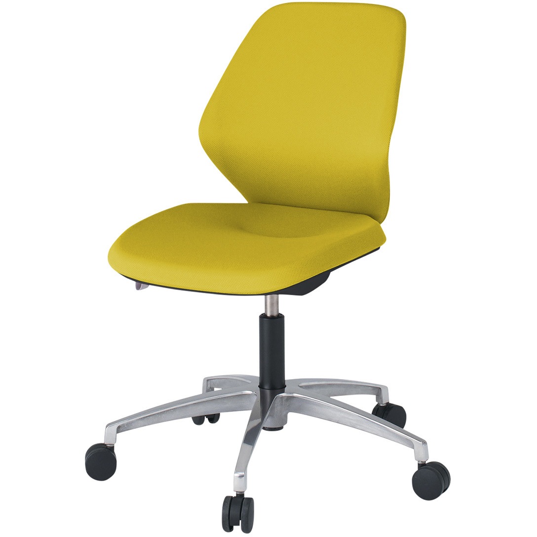 KG-920PV-ZTU5 キュアチェア クロスバック 5本・アルミミラー脚 ナイロンキャスター<配送時組立サービス付> 1台 イトーキ 【通販モノタロウ】 38,987円