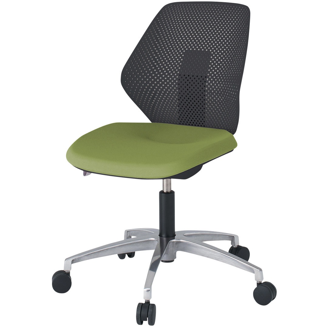 KG-960PV-ZTQ7 キュアチェア 樹脂メッシュバック 5本・アルミミラー脚 ナイロンキャスター<配送時組立サービス付> 1台 イトーキ 【通販モノタロウ】 37,037円