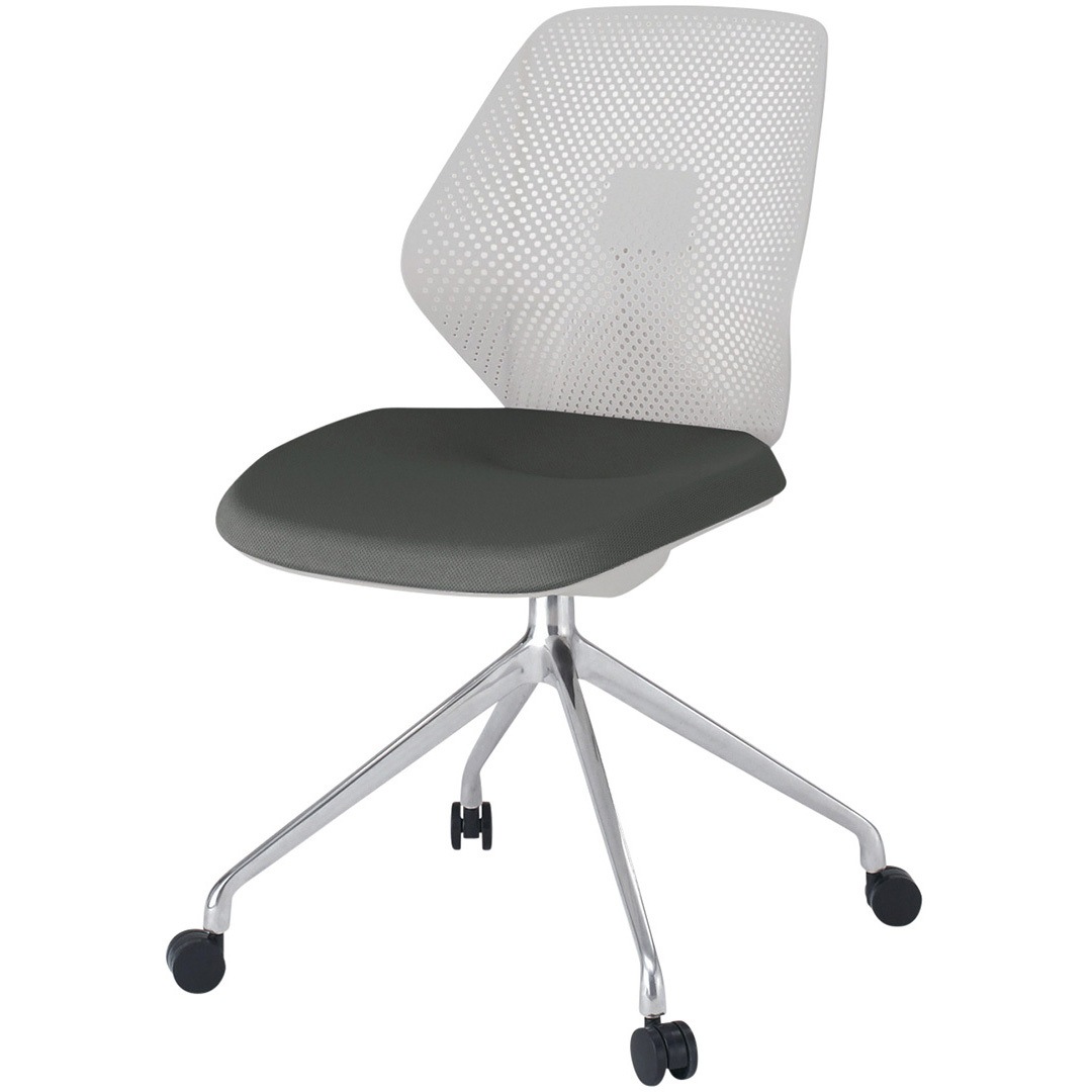 KG-980PVM1ZNC3 キュアチェア 樹脂メッシュバック 4本・アルミミラー脚 ウレタンキャスター<配送時組立サービス付> 1台 イトーキ 【通販モノタロウ】 37,037円