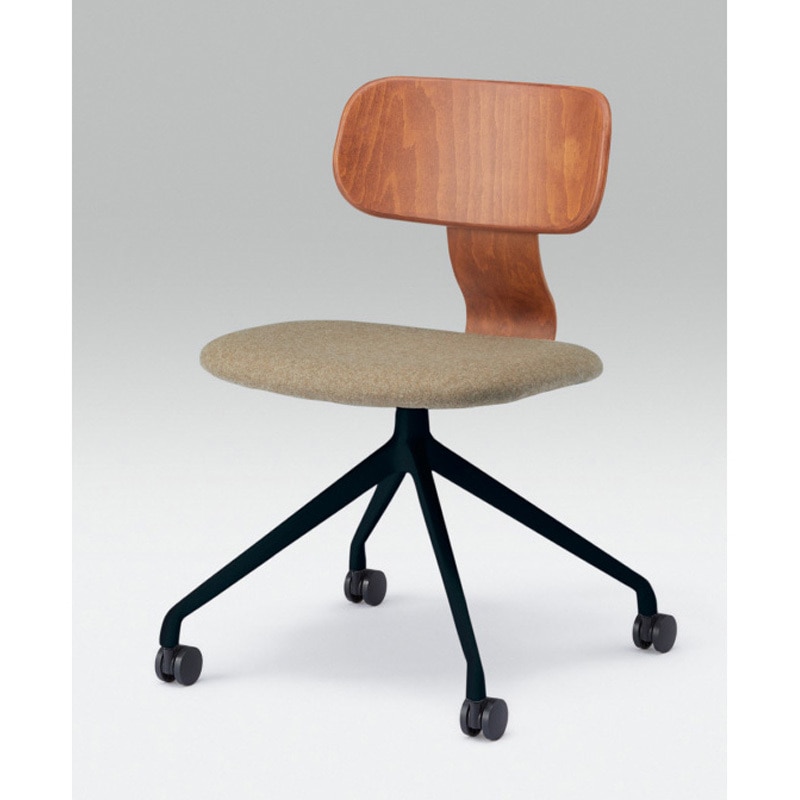 KLD-830CC1T1MK3 ユルクチェア アームなし キャスター回転脚 布地CC<配送時組立サービス付> イトーキ 高さ765mm幅500mm奥行505mm  KLD-830CC1T1MK3