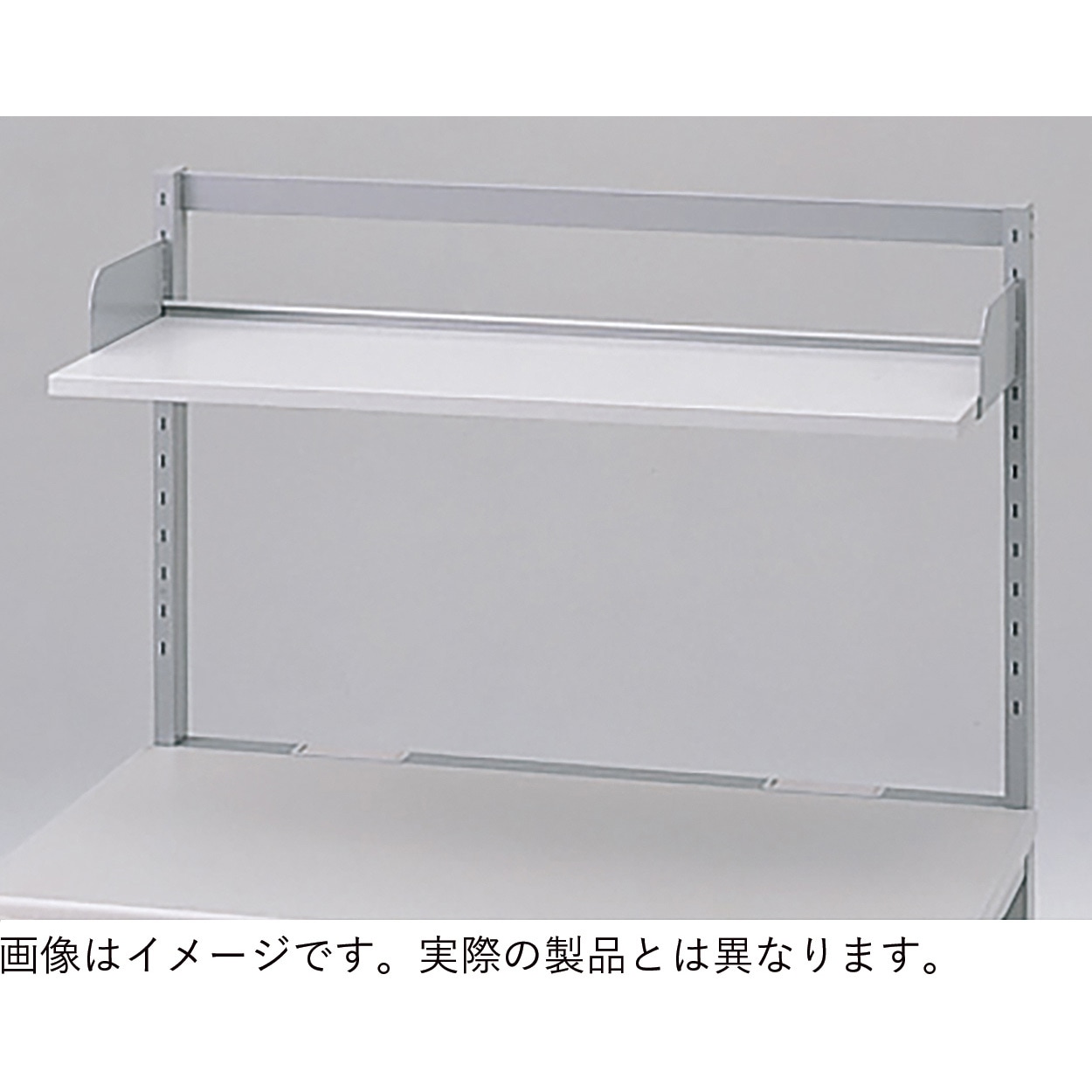 CDSA-10HD1-WE CDS型 OAテーブル ラックセット W1000用 D520 (棚板有効D450)×H510<配送時組立サービス付> イトーキ 幅976mm メラミン化粧板貼り ライトグレー色 高さ760mm  CDSA-10HD1-WE