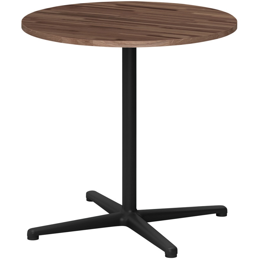 TLL-07C7JWB-TC ノットワーク ウッド カフェテーブル 十字脚 円型 Φ750 ナラ材<配送時組立サービス付> イトーキ 高さ720mm  TLL-07C7JWB-TC