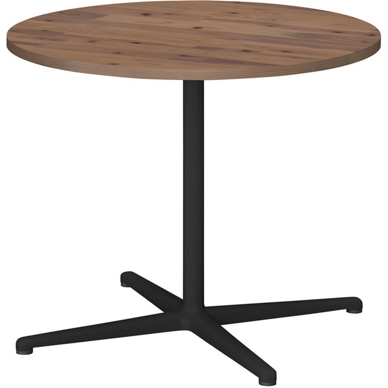 TLL-09C7JWJ-TC ノットワーク ウッド カフェテーブル 十字脚 円型 Φ900 スギ材<配送時組立サービス付> イトーキ 高さ720mm  TLL-09C7JWJ-TC