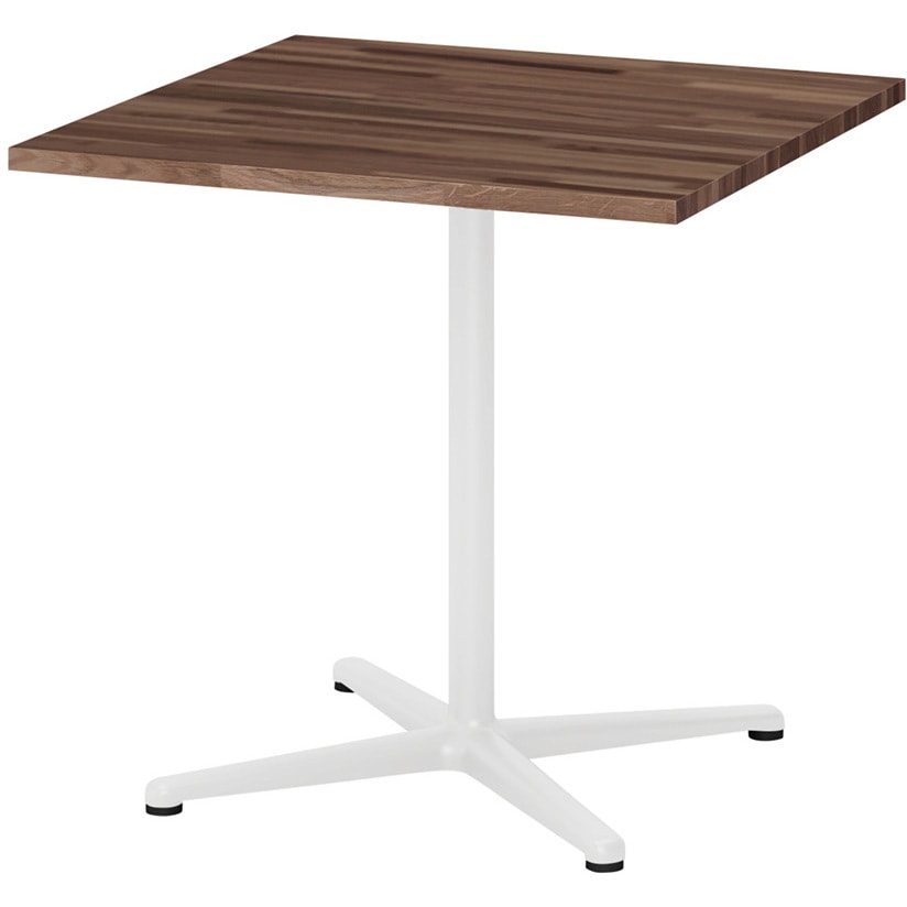 TLL-0777JWB-WC ノットワーク ウッド カフェテーブル 十字脚 角型 750×750 ナラ材<配送時組立サービス付> イトーキ 高さ720mm  TLL-0777JWB-WC