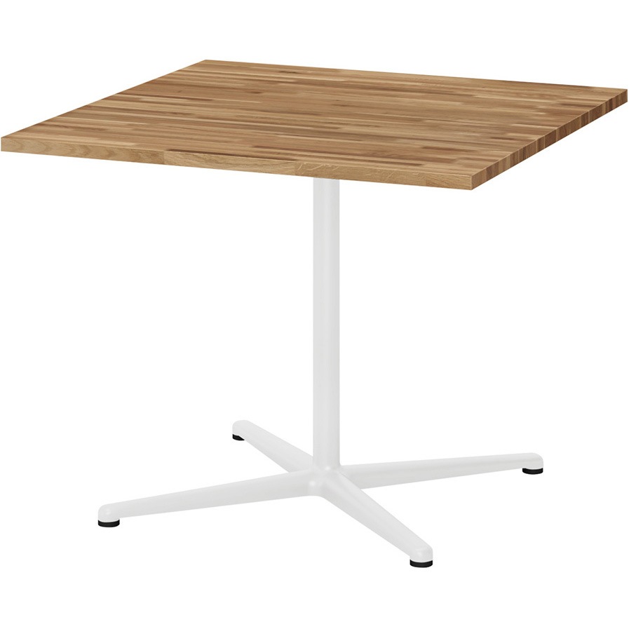 TLL-0997JWB-WK ノットワーク ウッド カフェテーブル 十字脚 角型 900×900 ナラ材<配送時組立サービス付> イトーキ 高さ720mm  TLL-0997JWB-WK