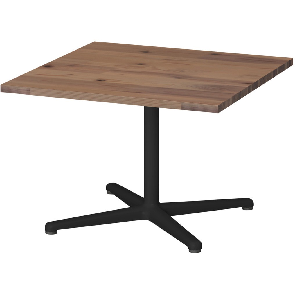 TLL-0775JWJ-TC ノットワーク ウッド カフェ ローテーブル 十字脚 角型 750×750 スギ材<配送時組立サービス付> 1台 イトーキ 【通販モノタロウ】