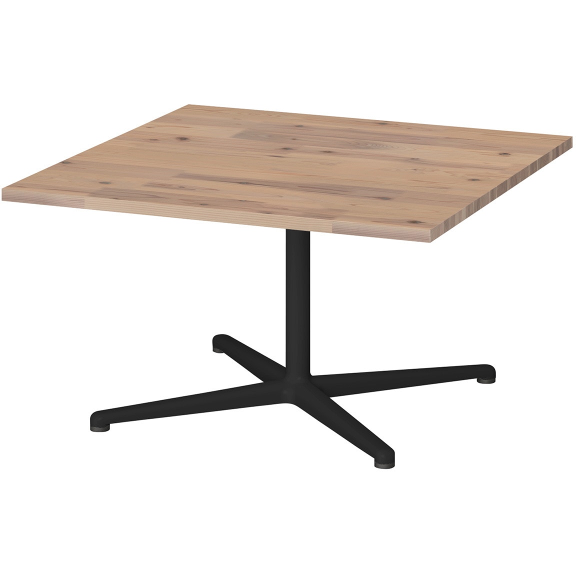 TLL-0995JWJ-TF ノットワーク ウッド カフェ ローテーブル 十字脚 角型 900×900 スギ材<配送時組立サービス付> 1台 イトーキ 【通販モノタロウ】