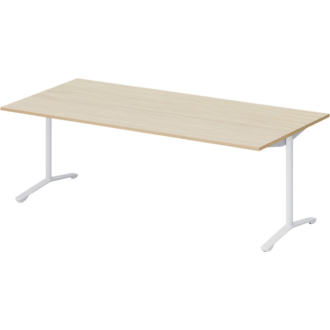 DLJ-210HNTA-WA ノットワーク カフェテーブル T字脚 角型 2100×1050<配送時組立サービス付> イトーキ 高さ722mm  DLJ-210HNTA-WA