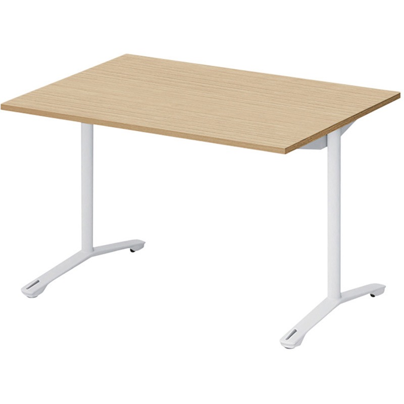 DLJ-129HNTC-WD ノットワーク カフェテーブル T字脚キャスター付 角型 1200×900<配送時組立サービス付> イトーキ 高さ722mm  DLJ-129HNTC-WD