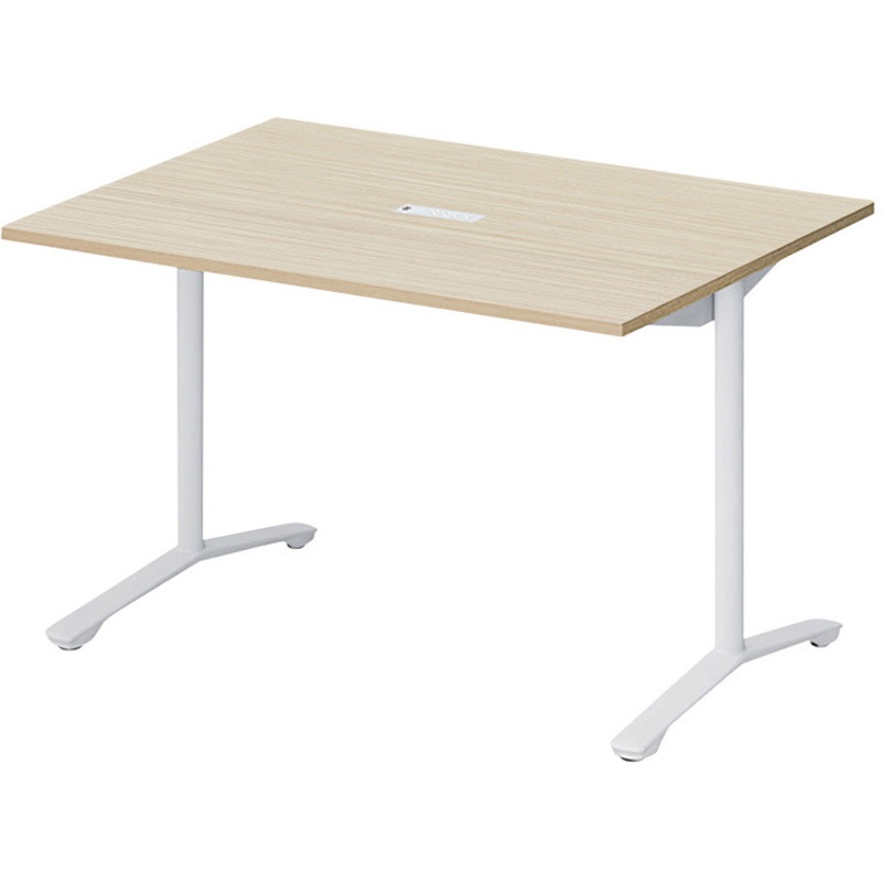 DLJ-129HHTA-WA ノットワーク カフェテーブル T字脚 角型 配線対応キャップ 1200×900<配送時組立サービス付> 1台 イトーキ 【通販モノタロウ】