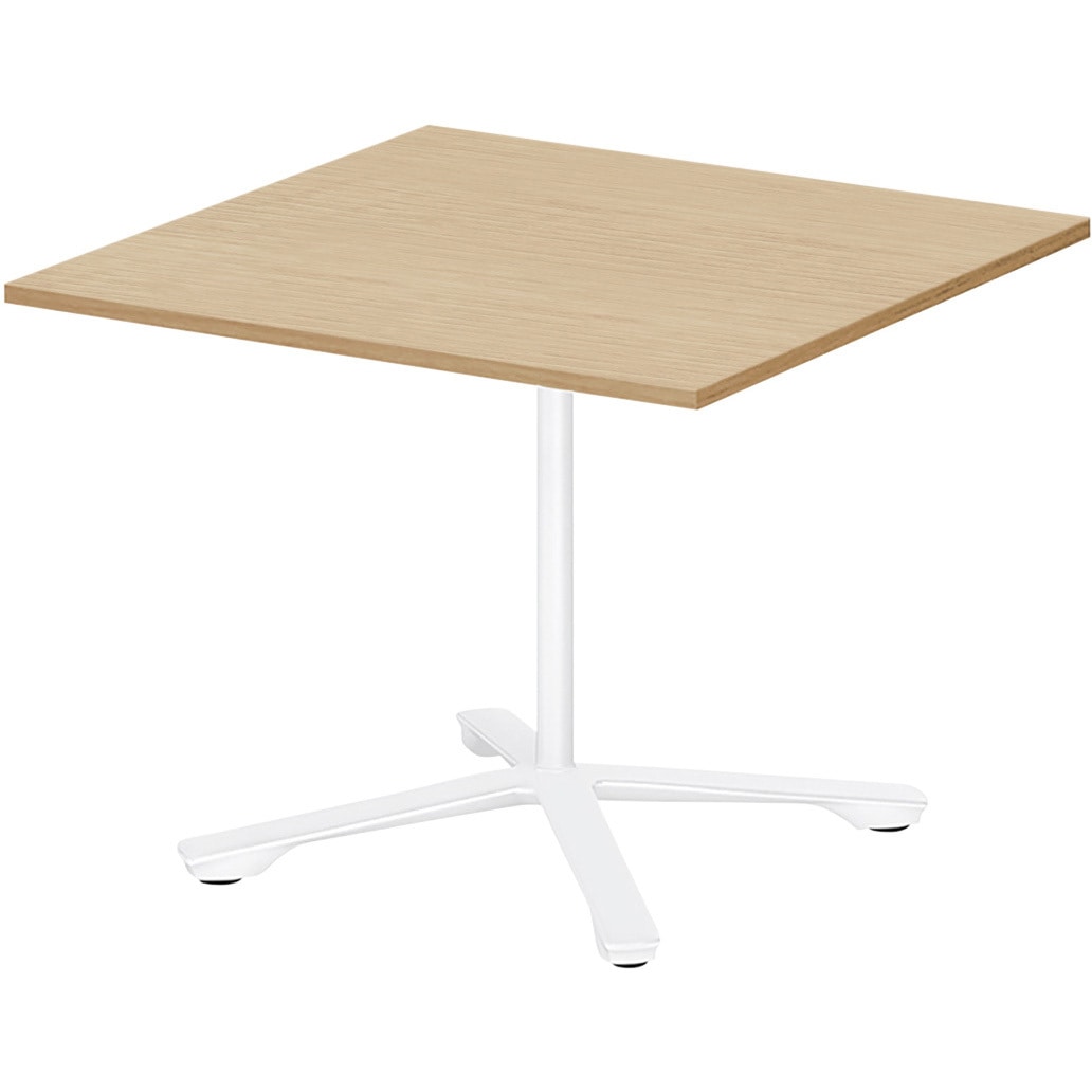 DLJ-100HNTA-WD ノットワーク カフェテーブル 十字脚 正方形 1050×1050<配送時組立サービス付> イトーキ 高さ722mm  DLJ-100HNTA-WD