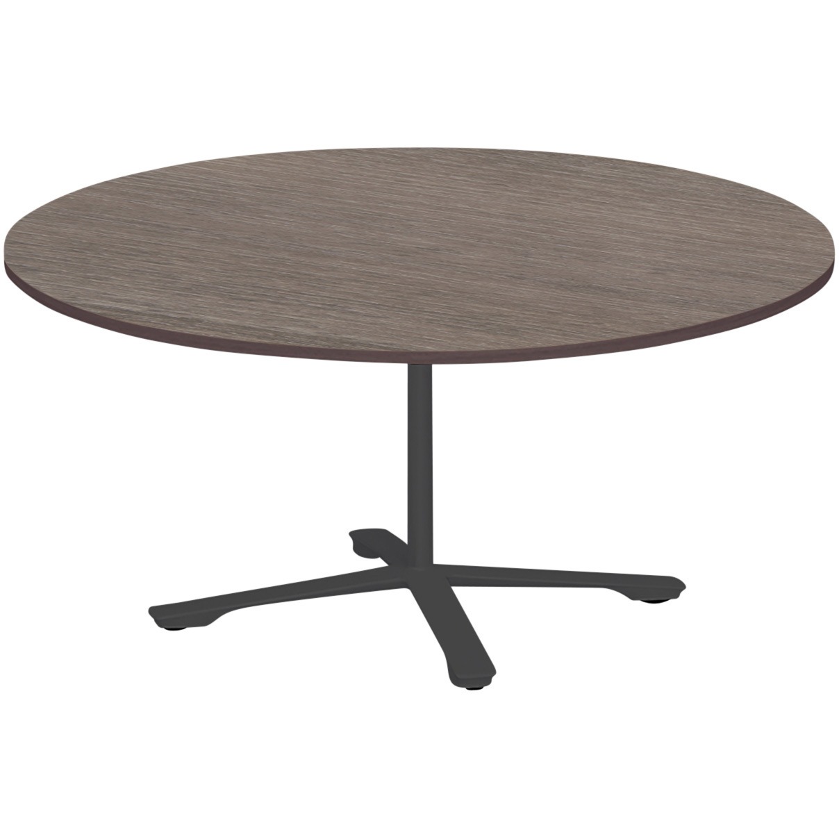 DLJ-122CNTA-TN ノットワーク カフェテーブル 十字脚 円形 Φ1200<配送時組立サービス付> イトーキ 高さ722mm  DLJ-122CNTA-TN