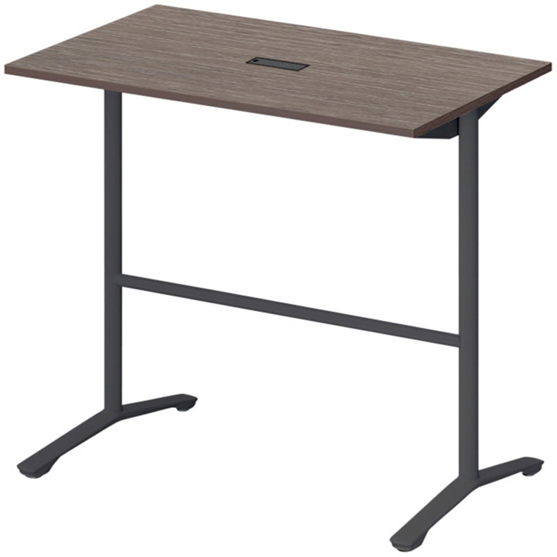 DLJH-127HHTA1TN ノットワーク カフェテーブル ハイタイプ T字脚 角型 配線対応キャップ 1200×750<配送時組立サービス付> 1台 イトーキ 【通販モノタロウ】