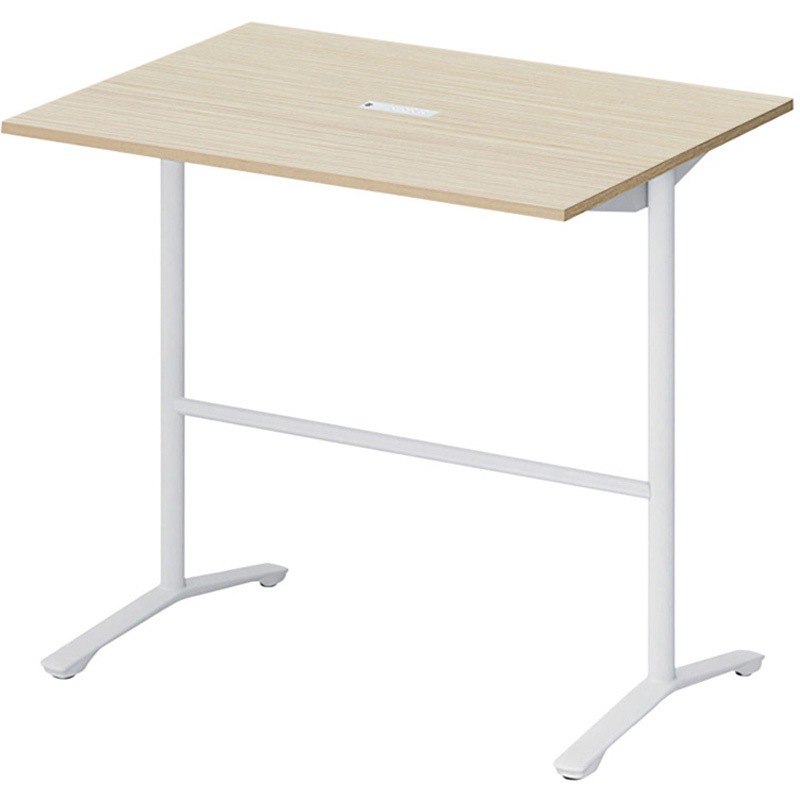 DLJH-129HHTA1WA ノットワーク カフェテーブル ハイタイプ T字脚 角型 配線対応キャップ 1200×900<配送時組立サービス付> 1台 イトーキ 【通販モノタロウ】