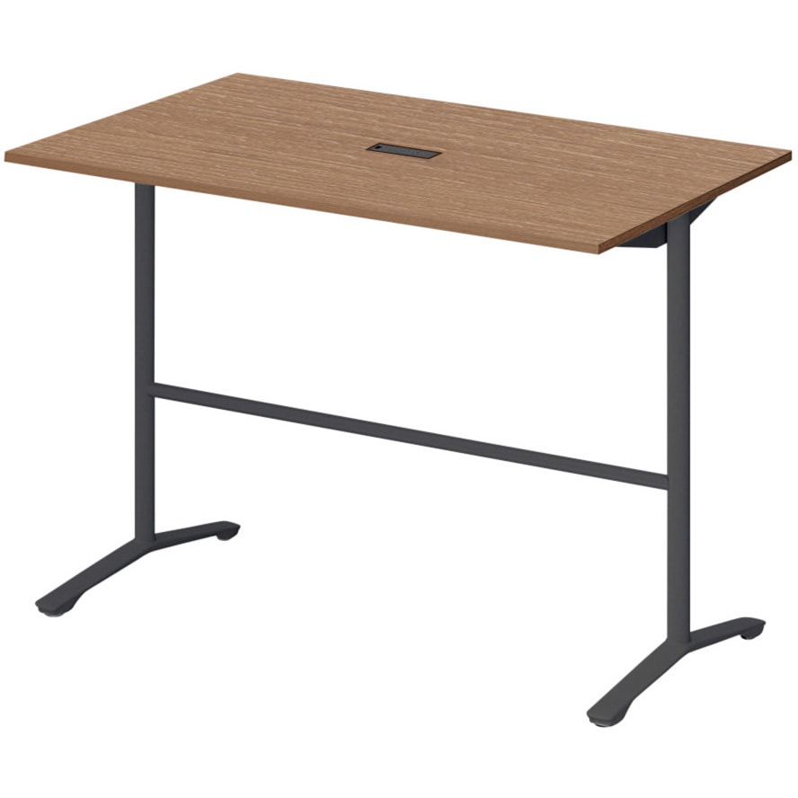DLJH-159HHTA1TT ノットワーク カフェテーブル ハイタイプ T字脚 角型 配線対応キャップ 1500×900<配送時組立サービス付> 1台 イトーキ 【通販モノタロウ】 76,890円