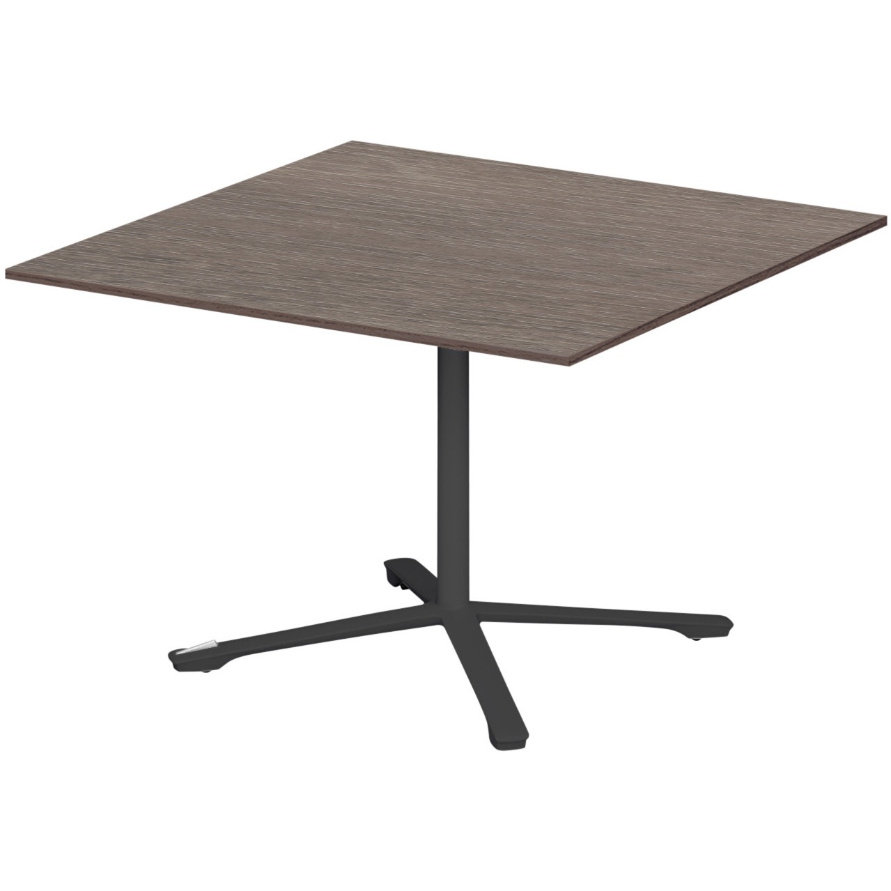 DLJF-122HNTC-TN ノットワーク カフェテーブル 折りたたみタイプ 十字脚キャスター付 正方形 1200×1200<配送時組立サービス付> 1台 イトーキ 【通販モノタロウ】