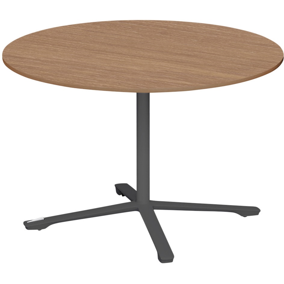 DLJF-100CNTC-TT ノットワーク カフェテーブル 折りたたみタイプ 十字脚キャスター付 円形 Φ1050<配送時組立サービス付> 1台 イトーキ 【通販モノタロウ】