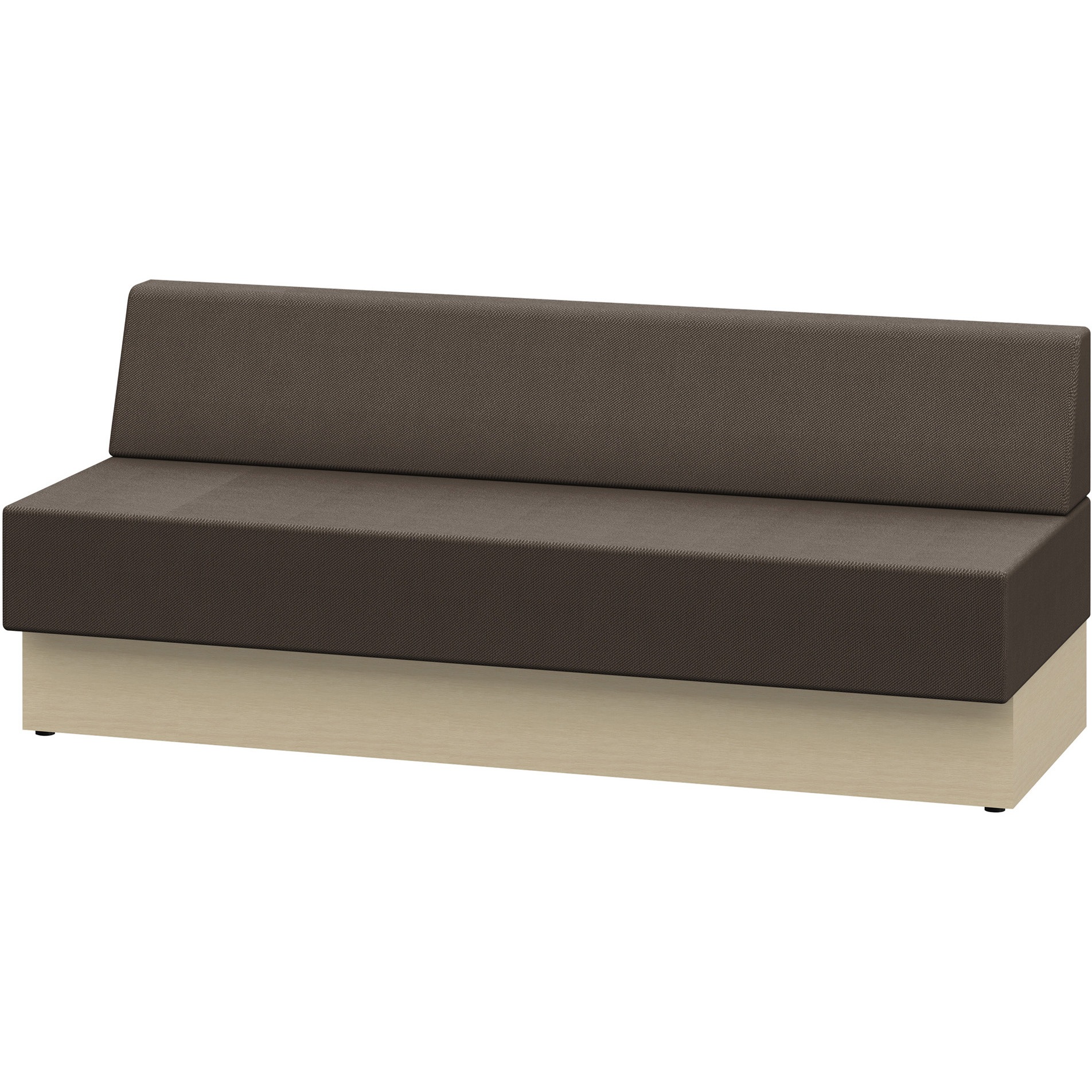 LLL-18SLN-AH4 ノットワーク スタンダードソファ ローバック 直線タイプ W1800<配送時組立サービス付> イトーキ 高さ720mm奥行700mm  LLL-18SLN-AH4