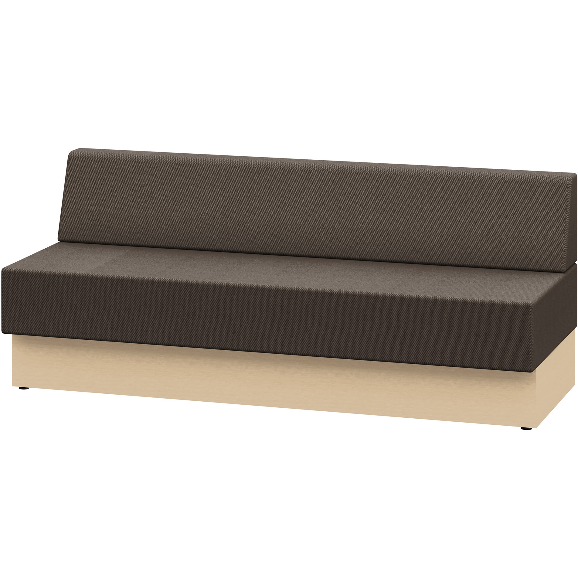 LLL-18SLN-DH4 ノットワーク スタンダードソファ ローバック 直線タイプ W1800<配送時組立サービス付> イトーキ 高さ720mm奥行700mm  LLL-18SLN-DH4