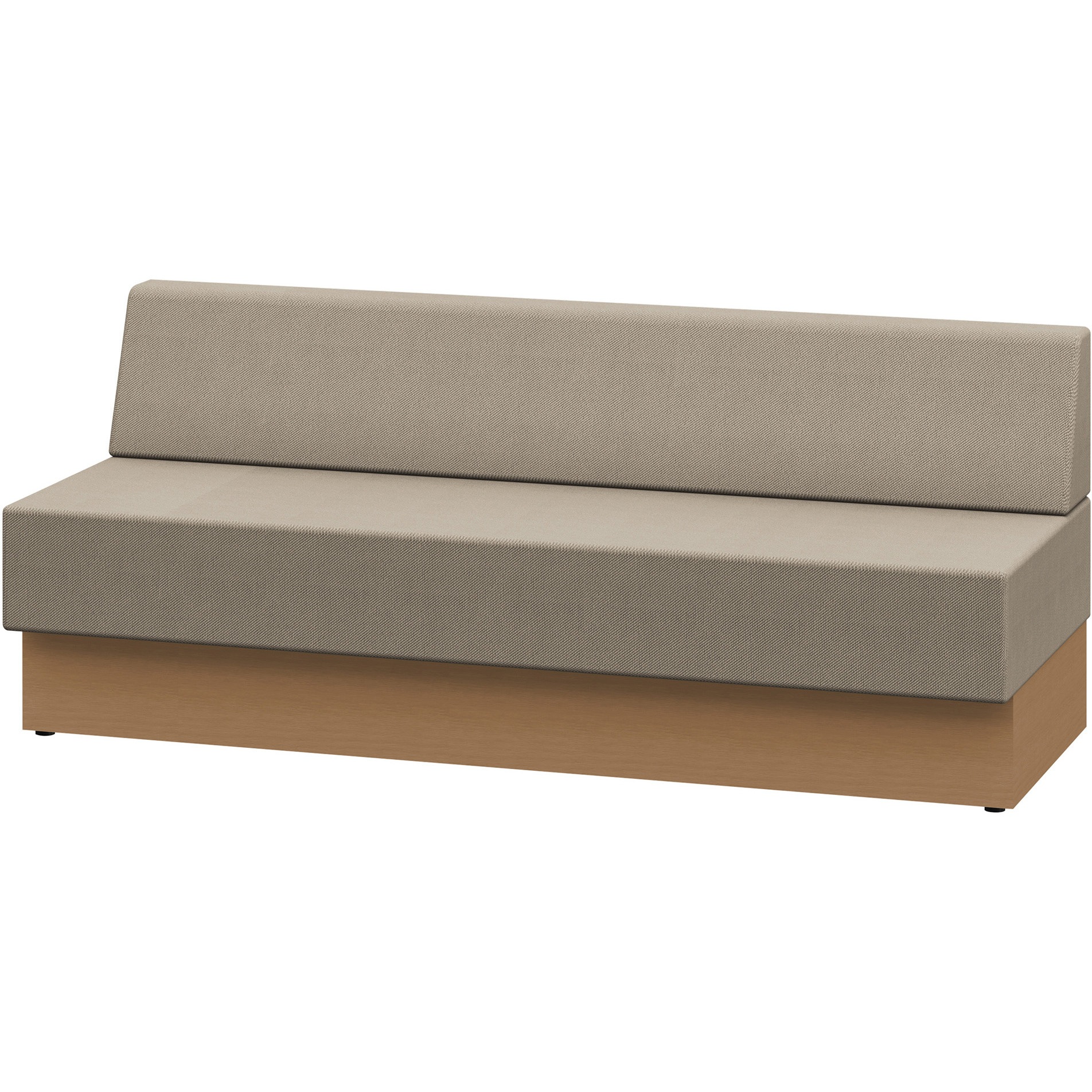 LLL-18SLN-TY3 ノットワーク スタンダードソファ ローバック 直線タイプ W1800<配送時組立サービス付> イトーキ 高さ720mm奥行700mm  LLL-18SLN-TY3