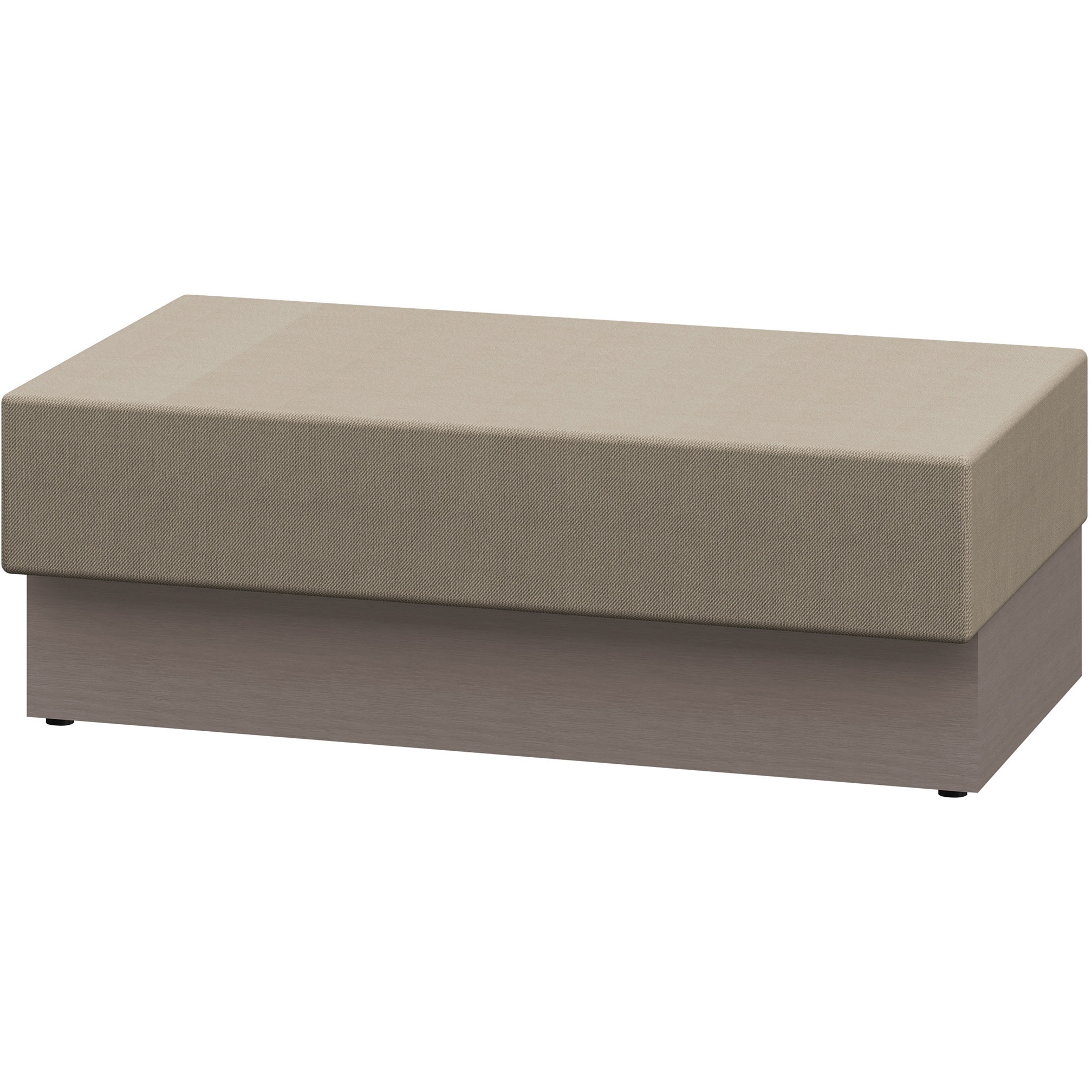 LLL-12SNN-NY3 ノットワーク スタンダードソファ 背なし 直線タイプ W1200<配送時組立サービス付> イトーキ 高さ420mm奥行700mm  LLL-12SNN-NY3 76,890円