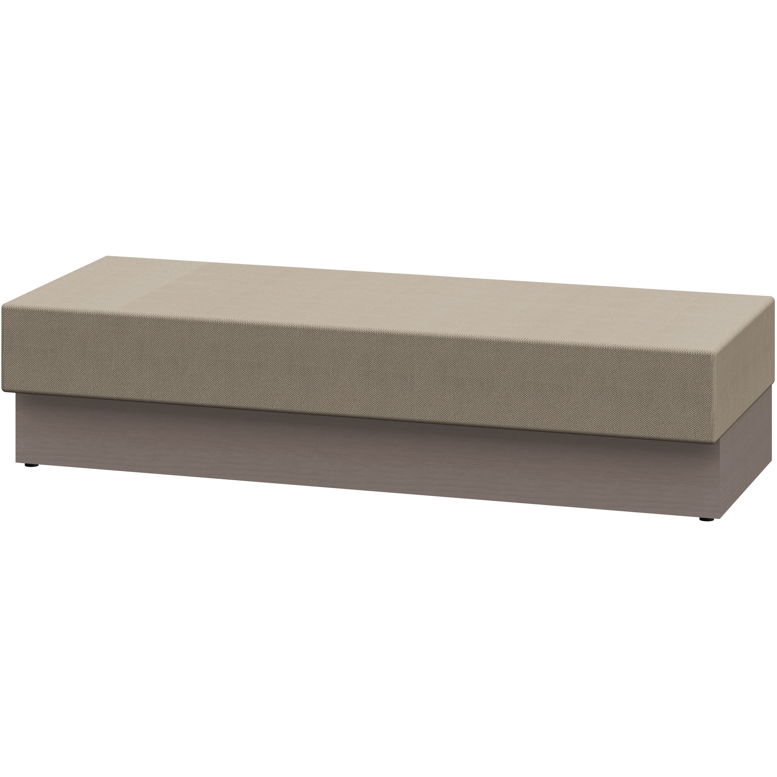 LLL-18SNN-NY3 ノットワーク スタンダードソファ 背なし 直線タイプ W1800<配送時組立サービス付> イトーキ 高さ420mm奥行700mm  LLL-18SNN-NY3