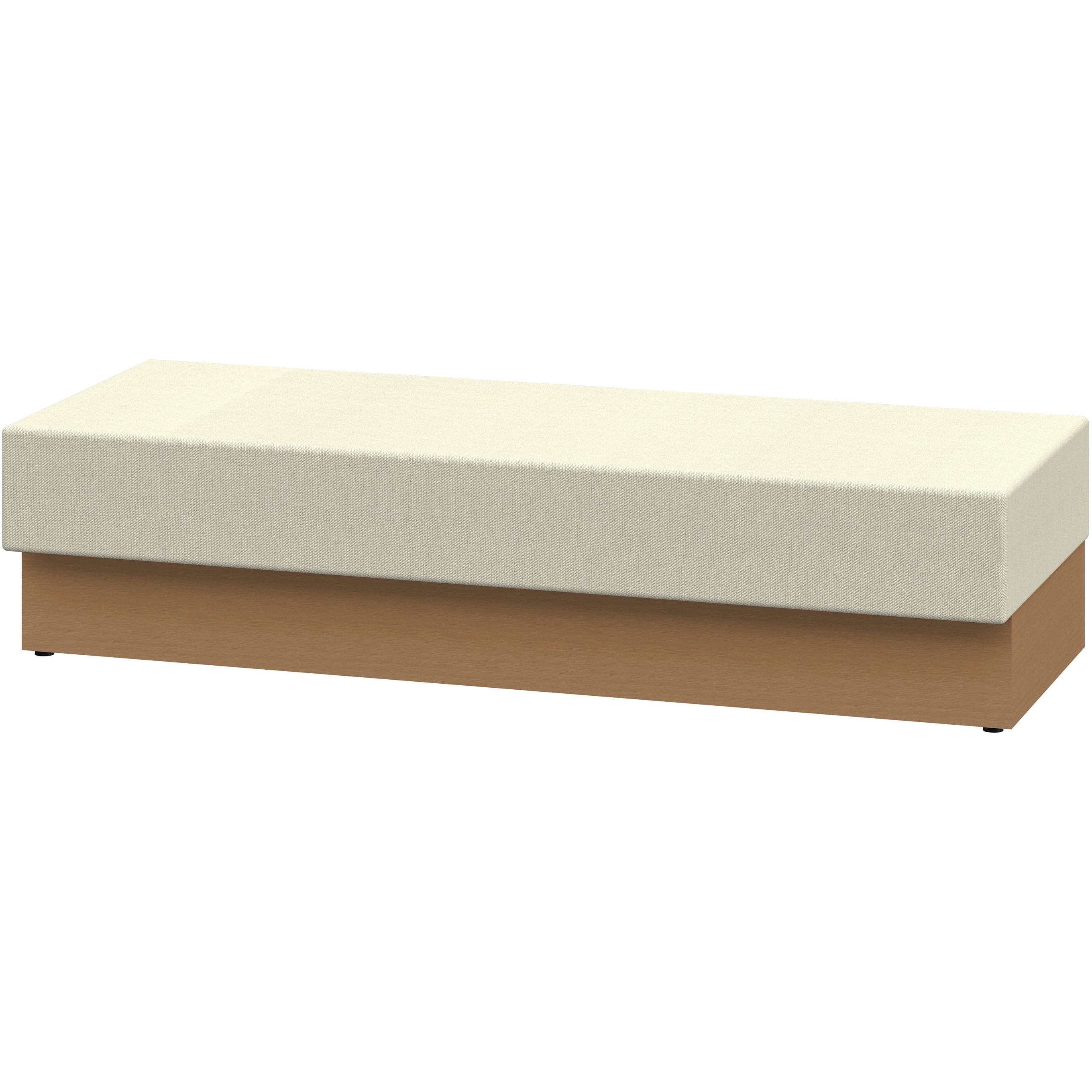 LLL-18SNN-TF6 ノットワーク スタンダードソファ 背なし 直線タイプ W1800<配送時組立サービス付> イトーキ 高さ420mm奥行700mm  LLL-18SNN-TF6