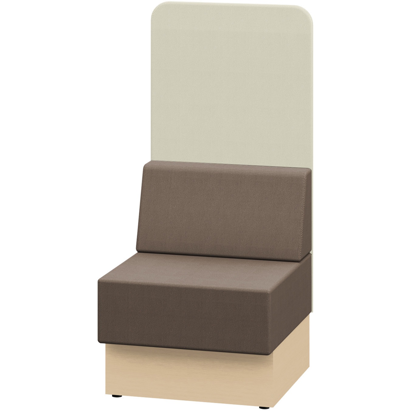 LLL-06SHN-DK2F6 ノットワーク スタンダードソファ ハイバック 直線タイプ W600<配送時組立サービス付> イトーキ 高さ1300mm奥行730mm  LLL-06SHN-DK2F6